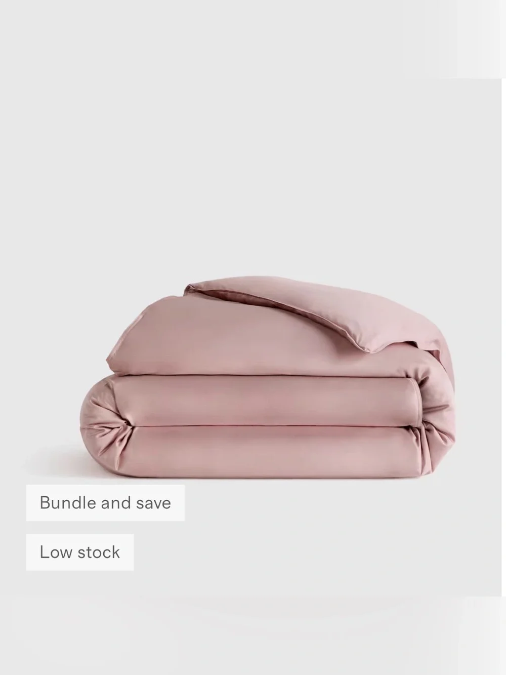Quince Bamboo Duvet Cover King/Cal King Fig Color NWOT Cover Only